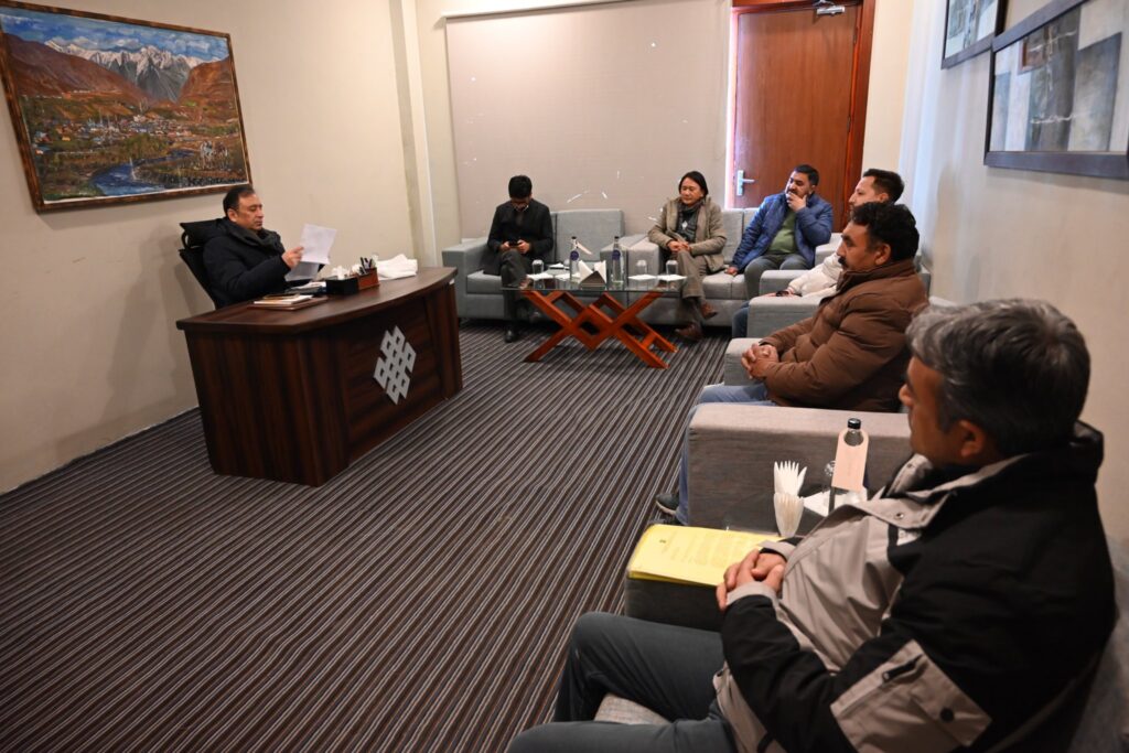 Several delegations from across Kargil district called on the Chief Secretary Ladakh