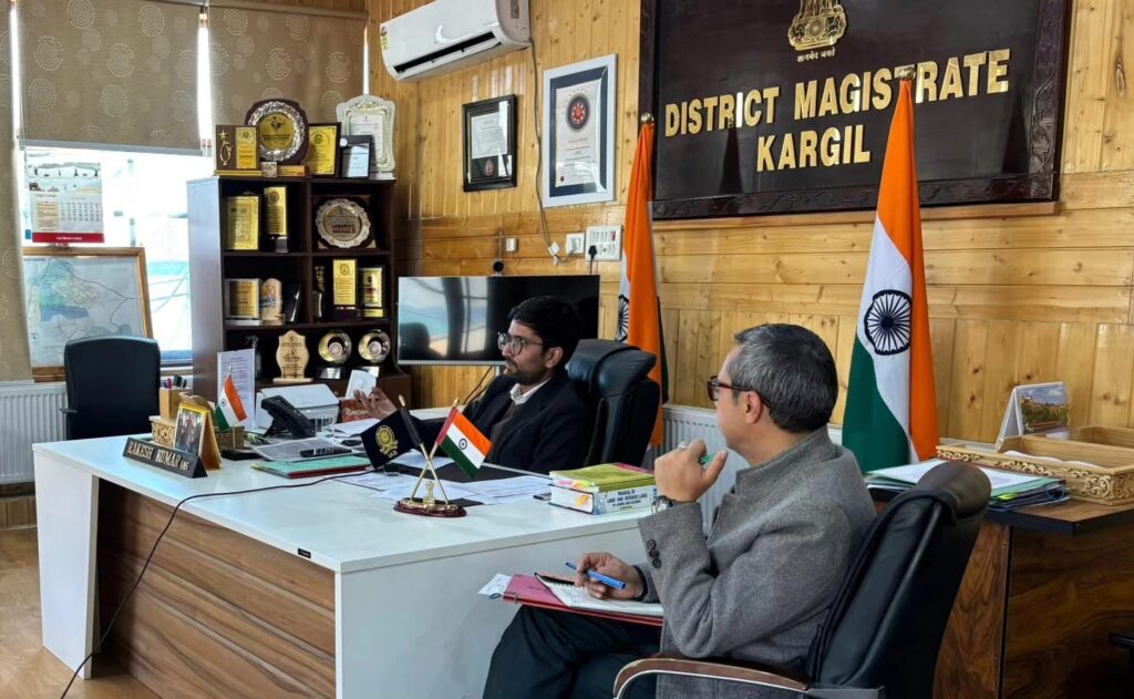 DC Kargil reviews attendance of staff in health institutions, discusses other issues
