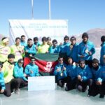 The two-day Pangong Frozen Marathon concluded successfully, marking the end of an exhilarating sporting event held on the frozen expanse of Pangong Tso.