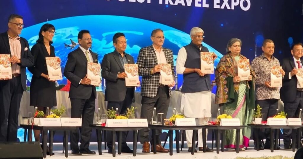 Union Minister Shekhawat, LG Kavinder grace 33rd edition of SATTE 2026 in New Delhi