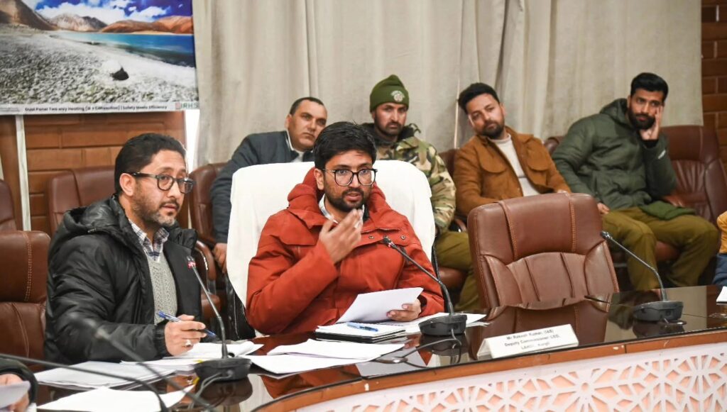 DC Kargil Chairs Capex Budget 2025–26 Expenditure Review Meeting