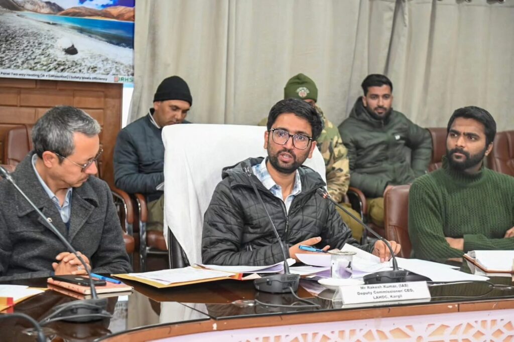 DC Kargil Reviews Utilization of Government Infrastructure