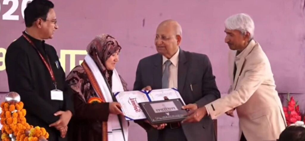 Parveen Akhtar from Kargil Wins Prestigious IARI Innovative Award at Pusa