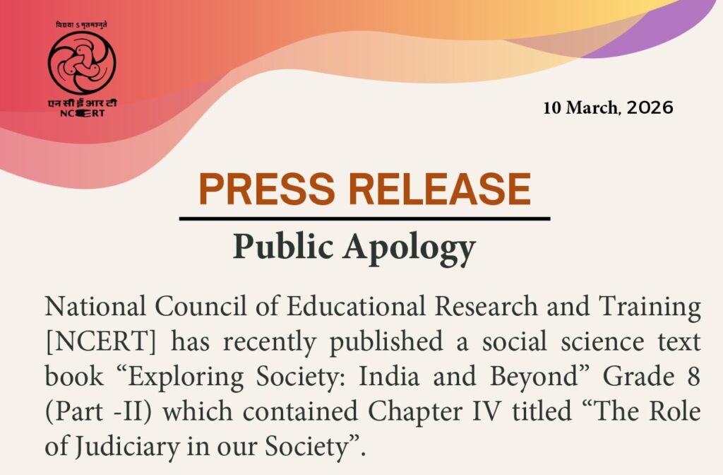 NCERT Withdraws Class 8 Social Science Textbook, Issues Unconditional Apology Over Judiciary Chapter