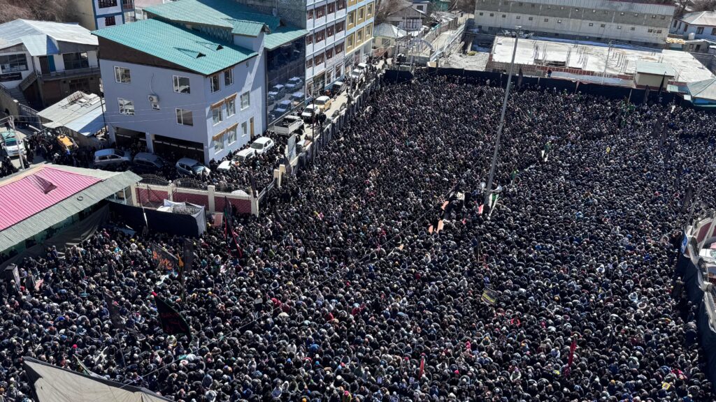 Kargil Mourns on Martyrdom of Ayatollah Syed Ali Khamenei
