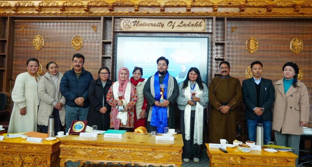 State Level Youth Parliament 2026 Held at University of Ladakh, Winners to Represent Ladakh at National Level in New Delhi