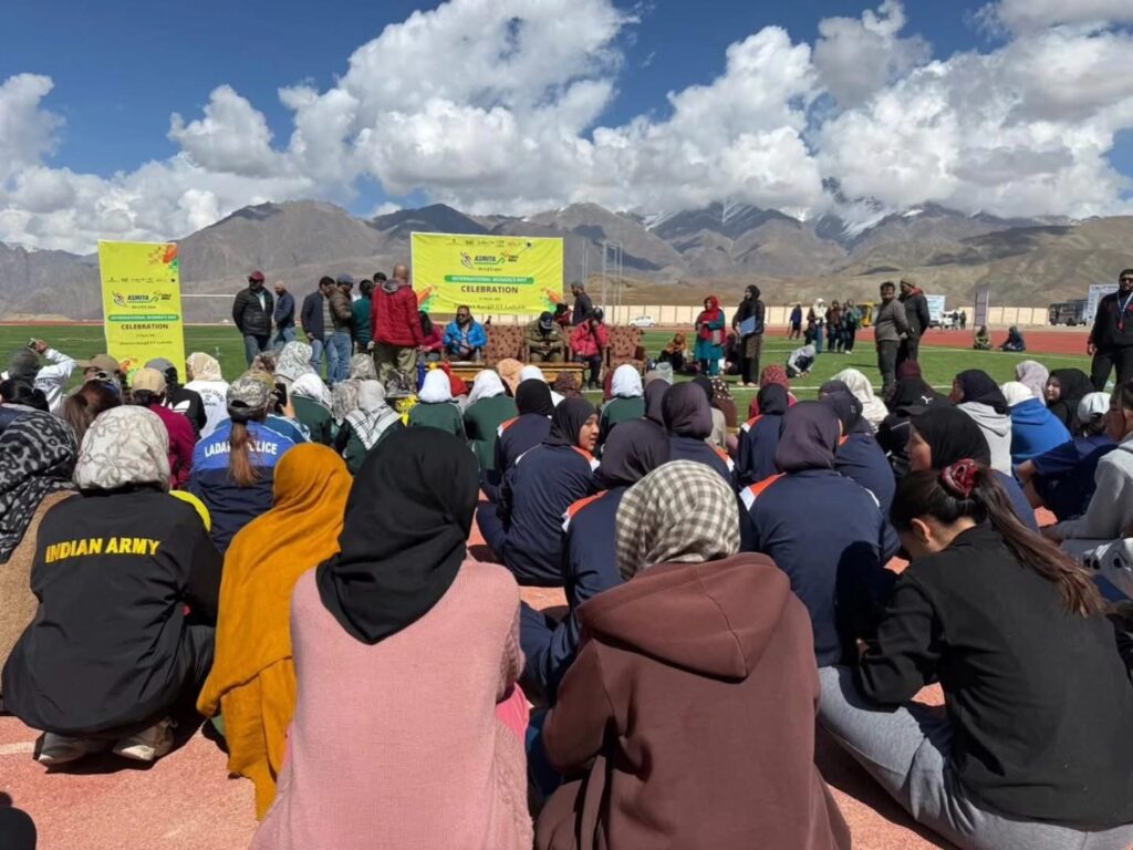 Women’s Day Celebrated with Mass Participation Sports Event at Astro Turf Ground, Kargil