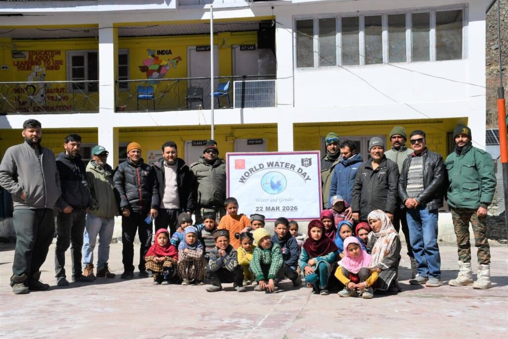 Indian Army Organises Awareness Session on Water Conservation at Thasgam, Drass