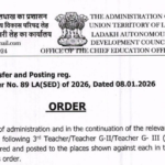 In the interest of administration and in the continuation of the relevant orders issued in this respect, following 3rd Teacher/Teacher G-II/Teacher G- III (RRET Plan) are hereby transferred and posted to the places shown against each in the Annexure ‘A’ attached to this order.