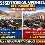 LSSSSB Conducts Technical Paper-II Examination Smoothly at Leh and Kargil Centres