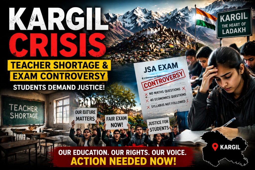 URGENT EDUCATIONAL CONCERNS IN KARGIL