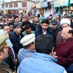 LG Ladakh Reviews Civic and Commercial Issues During Visit to Kargil Market