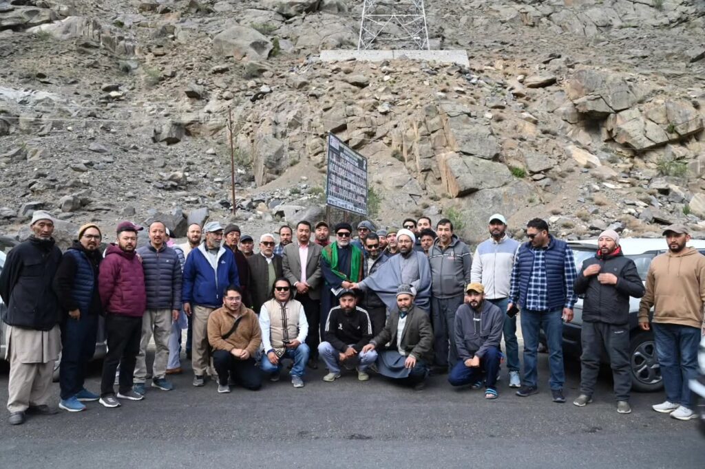 First Caravan of Ladakhi Pilgrims Flagged Off for Hajj 2026 from Kharul