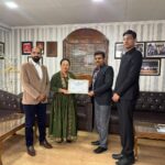 IGNOU LSC Leh Coordinator Conferred with Best Coordinator Award