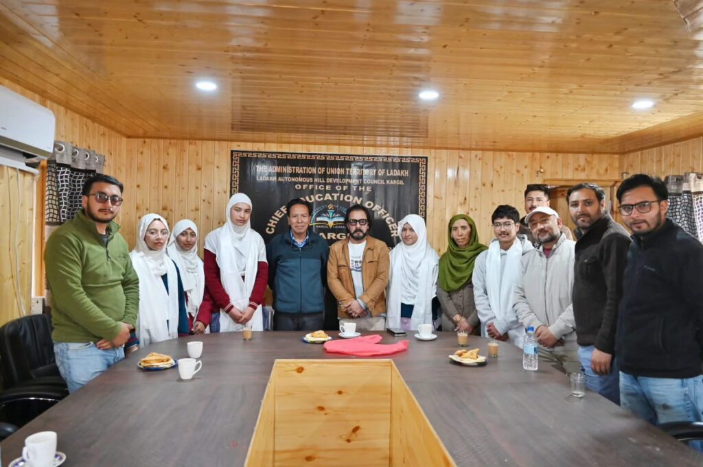 Felicitation Ceremony for CBSE Class 10th Toppers Held at CEO Office Kargil