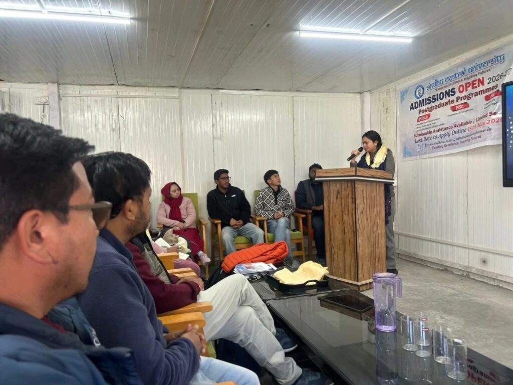 SCU Admission Outreach Programme Held at Government Degree College Kargil, Sankoo Campus