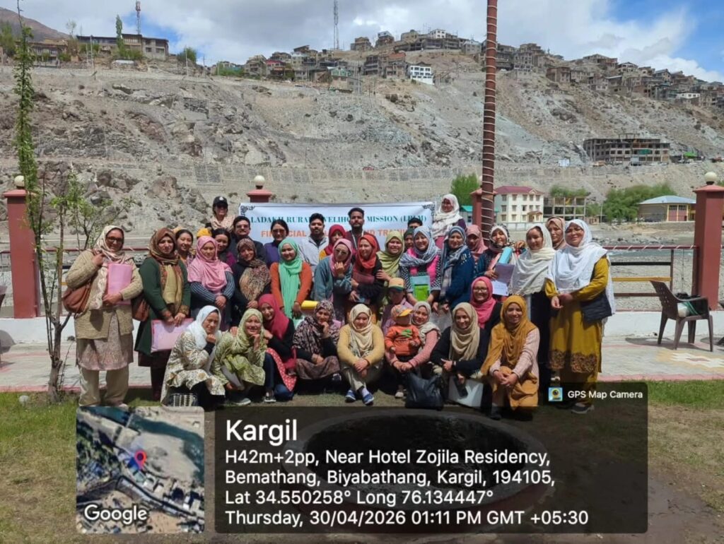 LRLM Training on Micro-Credit Planning and Bookkeeping Concludes in Kargil, Boosts Financial Inclusion Efforts
