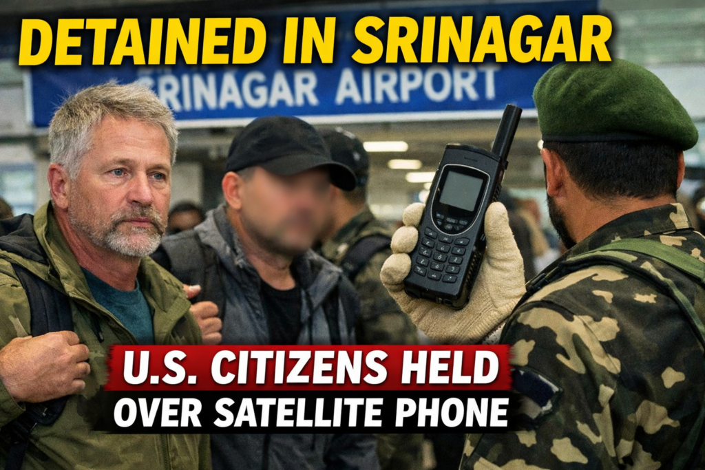Two US Citizens Detained at Srinagar Airport Over Satellite Phone