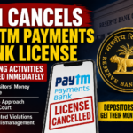 RBI Cancels License of Paytm Payments Bank Limited
