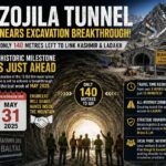 Zojila Tunnel nears excavation breakthrough as 140 metres of work left
