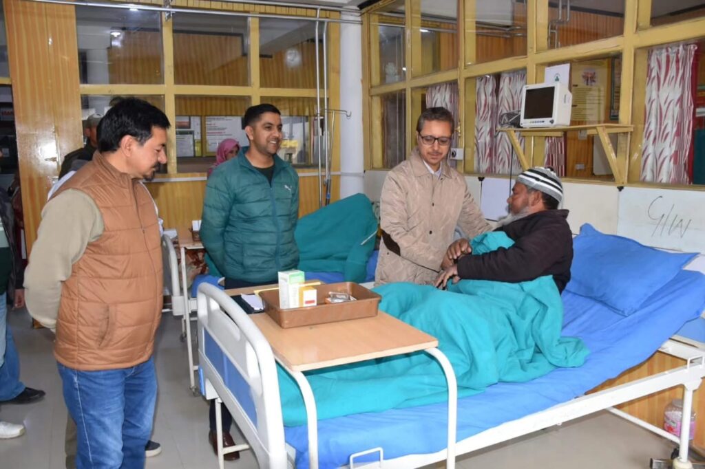 DC Drass inspects healthcare facilities in SDH; Meets various delegations in Office