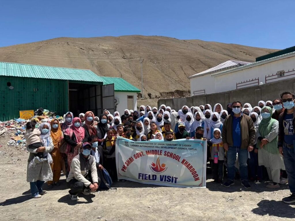 Students Visit SRMC Chiktan to Learn Waste Management and Environmental Sustainability