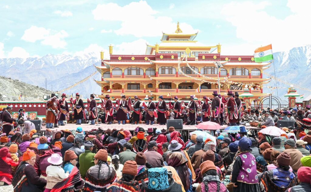Large Turnout Recorded at Holy Relic Display, Photang Gompa Karsha
