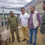 Director Sheep Husbandry Visits Karakul Sheep Farm Khumbathang, Reviews Development Works