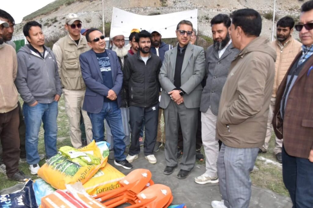 Community Fodder Land Development Project Inaugurated at Azuri in Pandrass, Drass