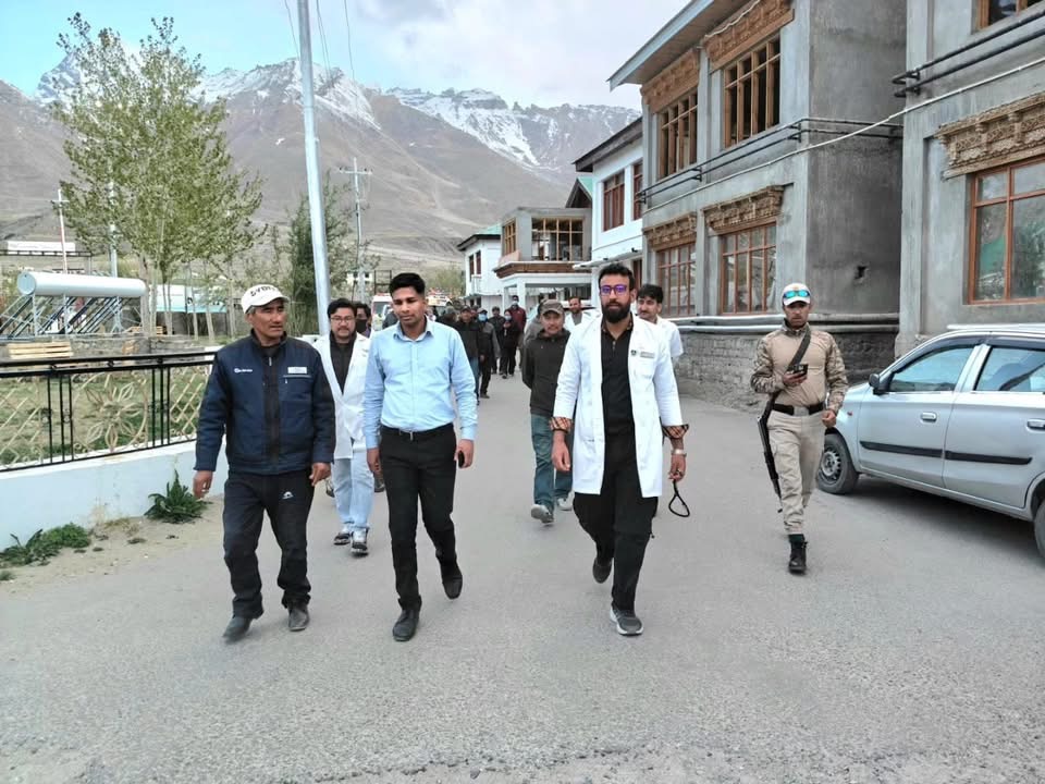 Mission Director NHM Ladakh Reviews Healthcare Services at CHC Zanskar