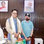 CEC Dr. Mohd Jaffer Akhoon Meets Union Minister Shri Kiran Rijiju, Discusses Minority Schemes, Tourism Boost and Central Benefits for Kargil Region