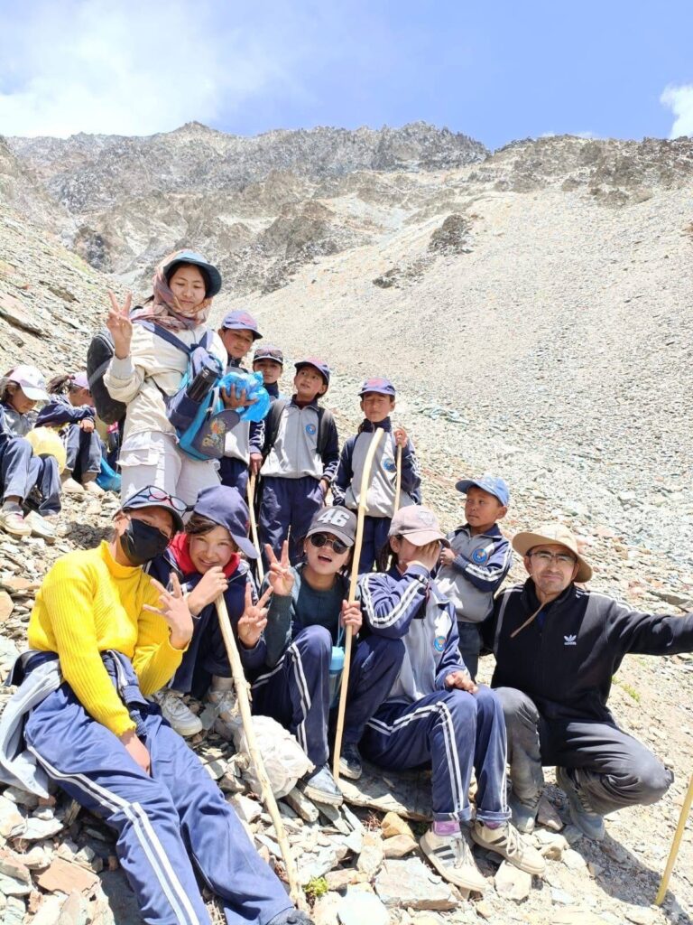 Hiking Programme under Bagless Day Held at Govt High School Karsha