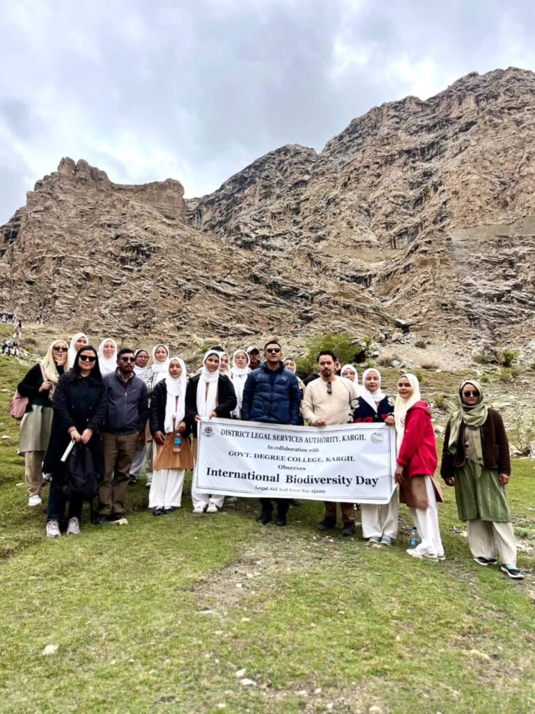 DLSA Kargil, GDC Organize Biodiversity Awareness Tour to Fokar on International Biodiversity Day