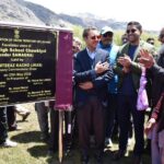 DC Drass Lays Foundation Stone of building of Government High School, Chowkiyal.