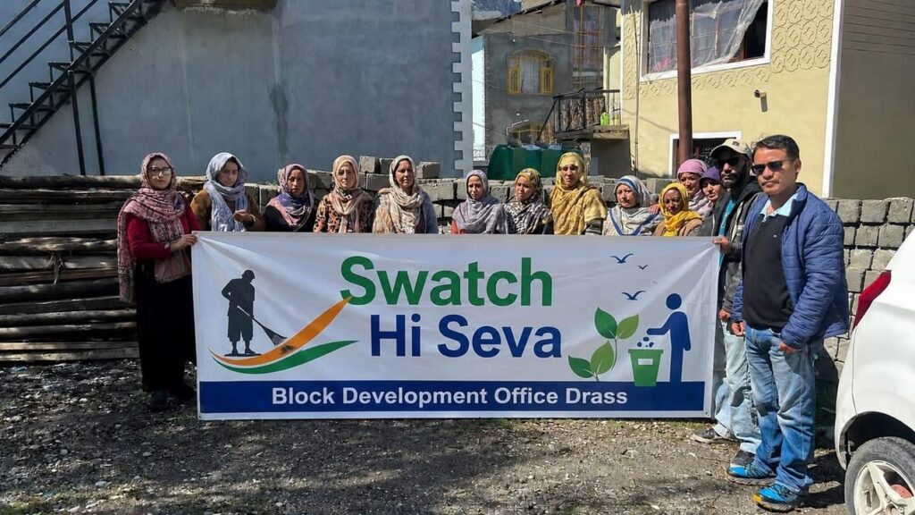 Source Segregation Awareness Campaign Conducted Under SBM(G) in Various Gram Panchayats of Kargil District