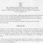 Selection Trial for Ice Hockey Players (under 12 Yrs. Boys & Girls Mixed, Sub Jr. Under 15Yrs Boys and Girls, Jr. Under 18Yrs Boys and Girls & Men/ Women) of UT Ladakh to represent the UT Ladakh Ice Hockey Teams in the upcoming HAI National Ice Hockey Championship 2026 to be held at Dehradum.