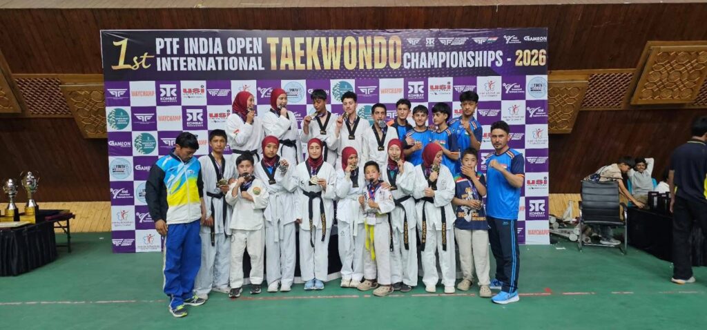  Ladakh Shines at 1st PTF India Open International Taekwondo Championships, Secures Overall Third Position