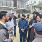 CEC Kargil Dr. Jaffer Akhoon Inspects Ongoing Road Construction and Widening Works in Sankoo