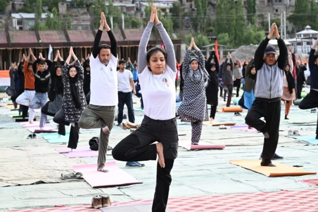 Kargil Marks International Yoga Day 2026 with Mass Yoga Session at Biamathang