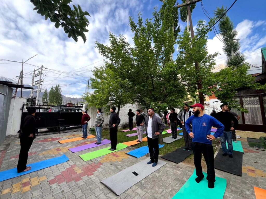 International Yoga Day Celebrated at District Court Complex Kargil