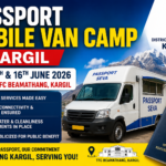 Passport Mobile Van Camp to be Held in Kargil on June 15–16