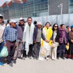  Mulbekh Villagers Felicitate Mount Everest Summiteer Kunzang Lhamo