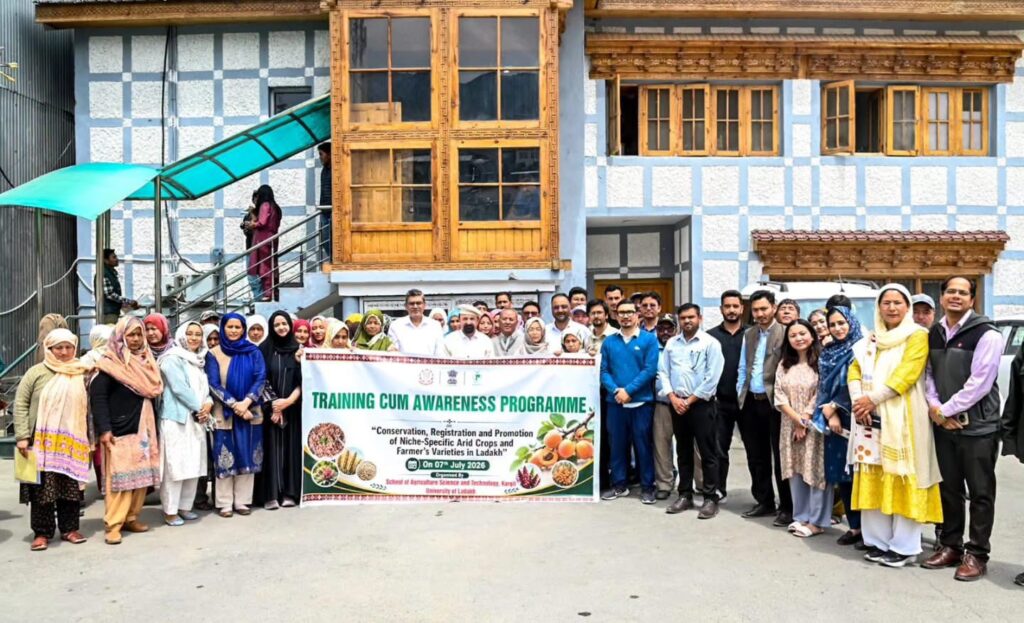 CEC Kargil Attends Training-cum-Awareness Programme on Conservation and Registration of Niche-Specific Arid Crops and Farmers’ Varieties