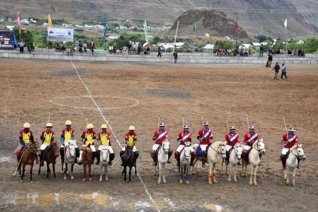 DC Drass witnesses horse polo matches at International Horse Polo Stadium, Drass