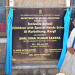 L-G VK Saxena inaugurates first Special School for Children with Special Needs in Kargil