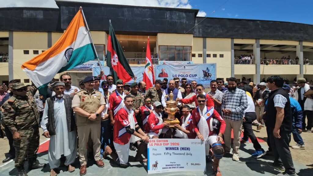  Ladakh Scouts Regimental Centre Wins 6th LG Cup Horse Polo Tournament in Drass